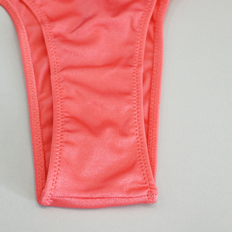 5 Packs Lot Sexy Womens Satin Panties Thong Brief Glitter Low Waist Underwear