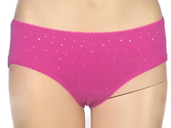 VICTORIA’S SECRET STRETCH COTTON HIPHUGGER PANTY CRYSTALS XS S M L XL XXL NWT