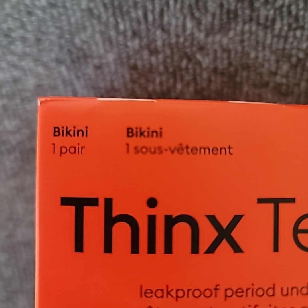 Thinx Teens 11/12 Medium Bikini Leakproof Women’s Period Underwear Black