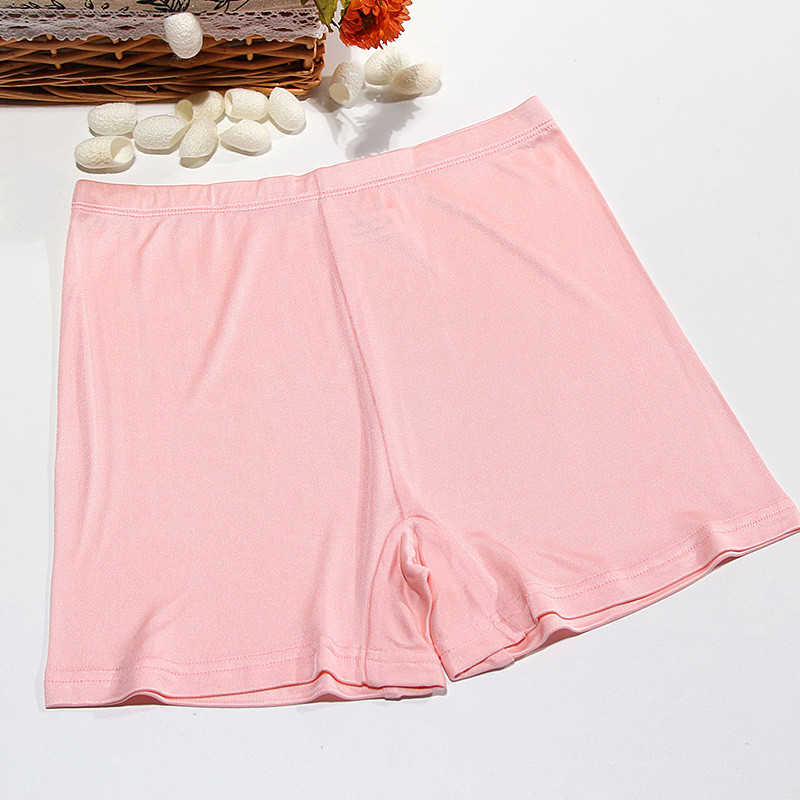 Lady Knitted Silk Shorts Stretch Boxer Underwear Underpant Knicker Safety Pants