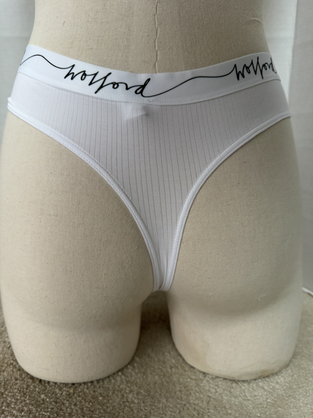3 Pack Wolford Beauty Cotton String Size: Extra Small Color: Pearl 61405 – 16
