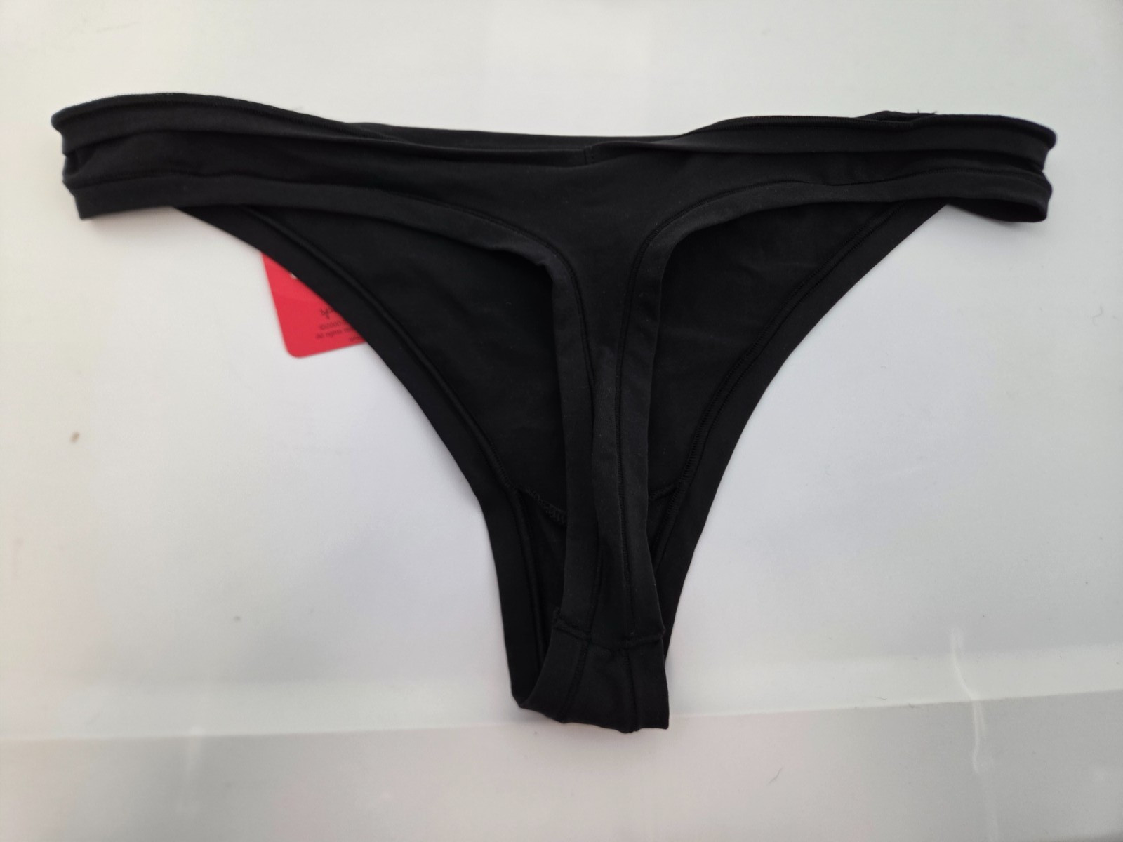 Spanx One Size Black But Naked Thong NWT $20 (1584)