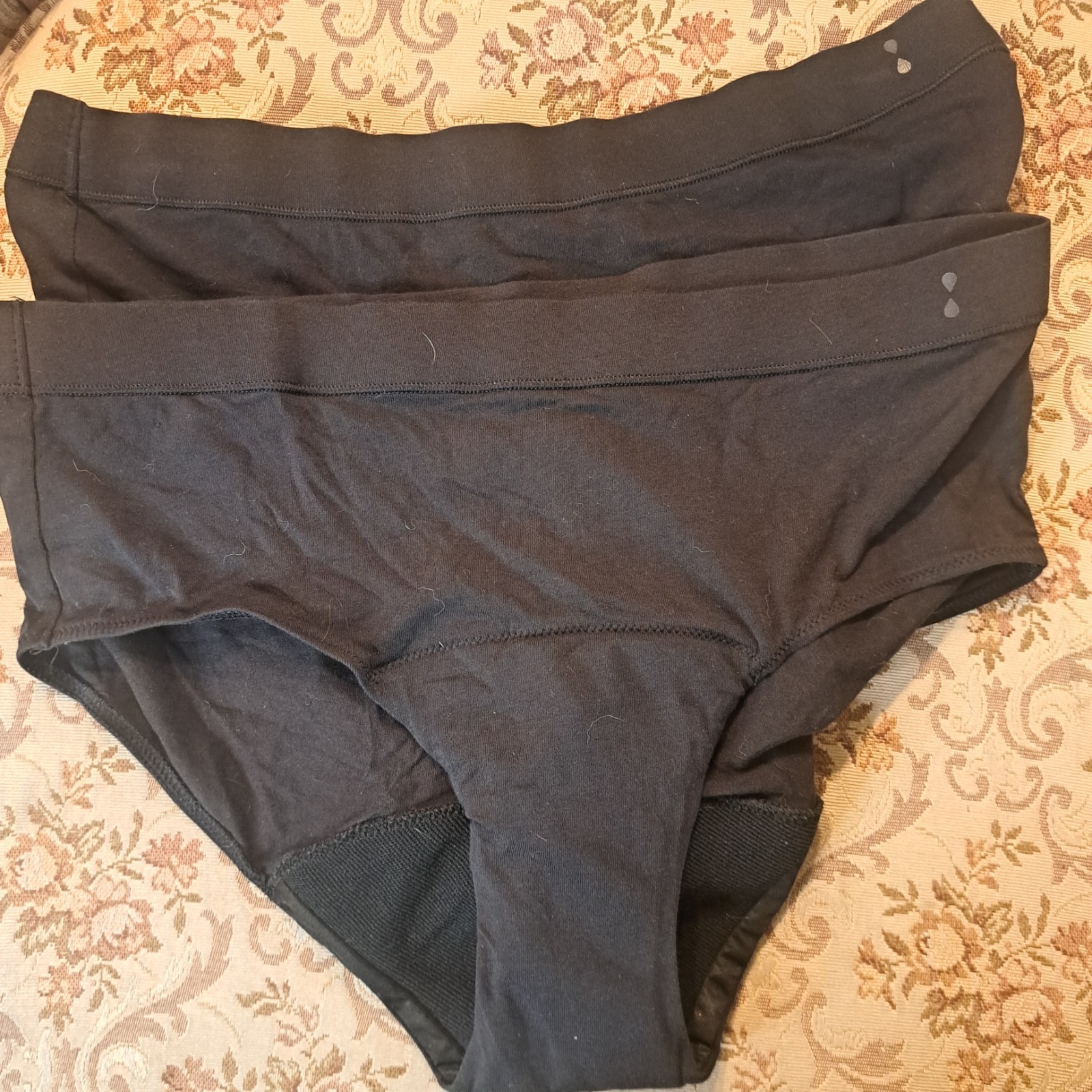 2-pack Thinx Period Panties Size XL TWO PAIRS Leak Proof Underwear Black
