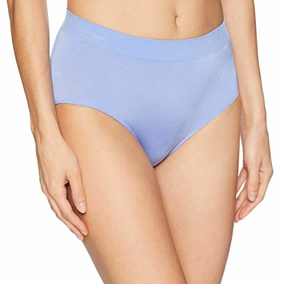 NWT Wacoal 838175 “B-Smooth” Seamless Full Brief Panty, Light Blue (456)