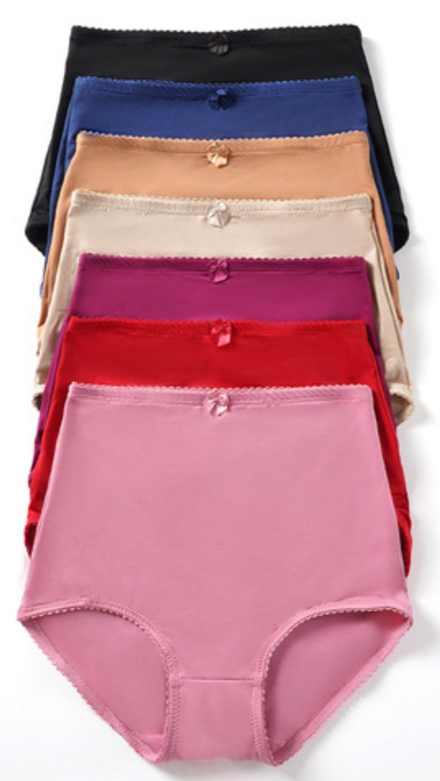 Women’s Lot 6 Pack High Waist Cool Briefs Underwear Girdles Panties Sz 2xl 69062
