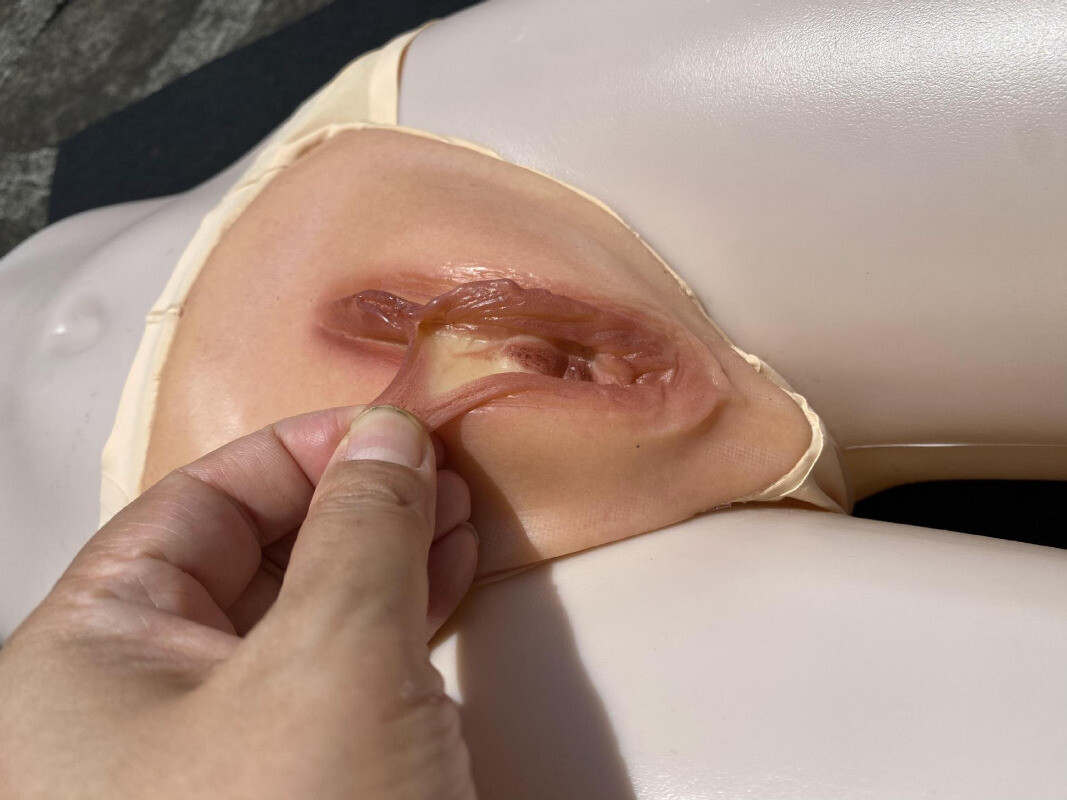 Silicone/Cotton Fake Vagina Panty Thicken Hip Enhancer Crossdresser Transgender