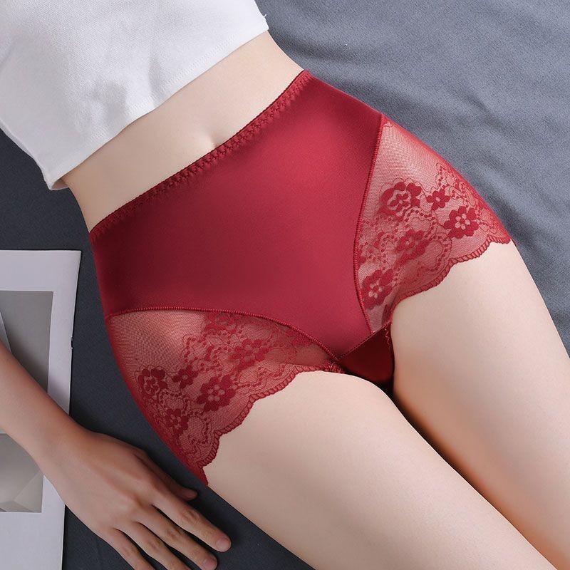 3 Pack High Waist Full Lace Panties – Sexy Women’s Briefs Underwear M-2XL