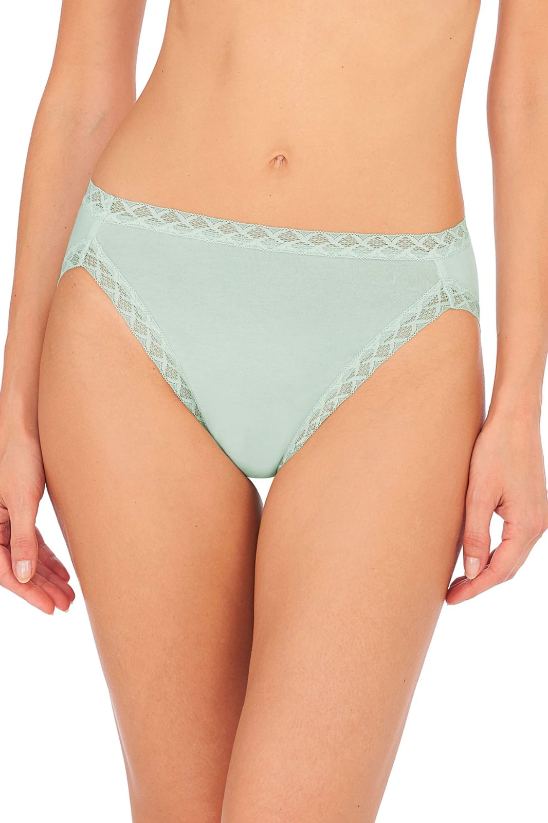 Natori Bliss French Cut Pima Cotton Brief Panties 152058 Mint