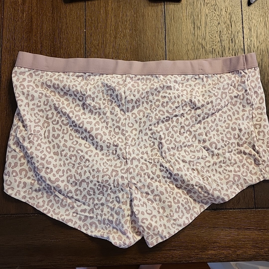 Auden Leopard Print Women’s Cotton Bikini Size 1XL light animal print B70