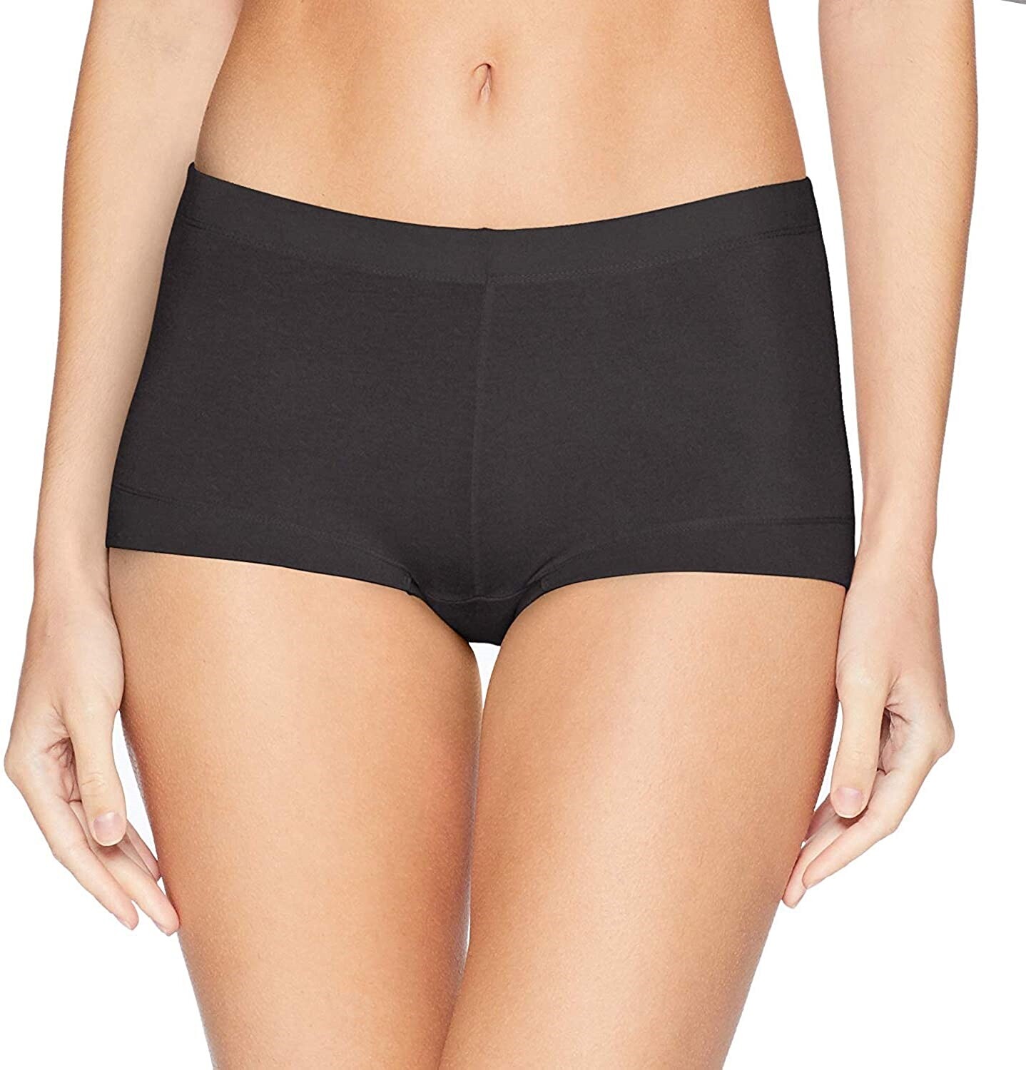 Maidenform 263881 Women’s Dream Cotton Boyshort Black Underwear Size L