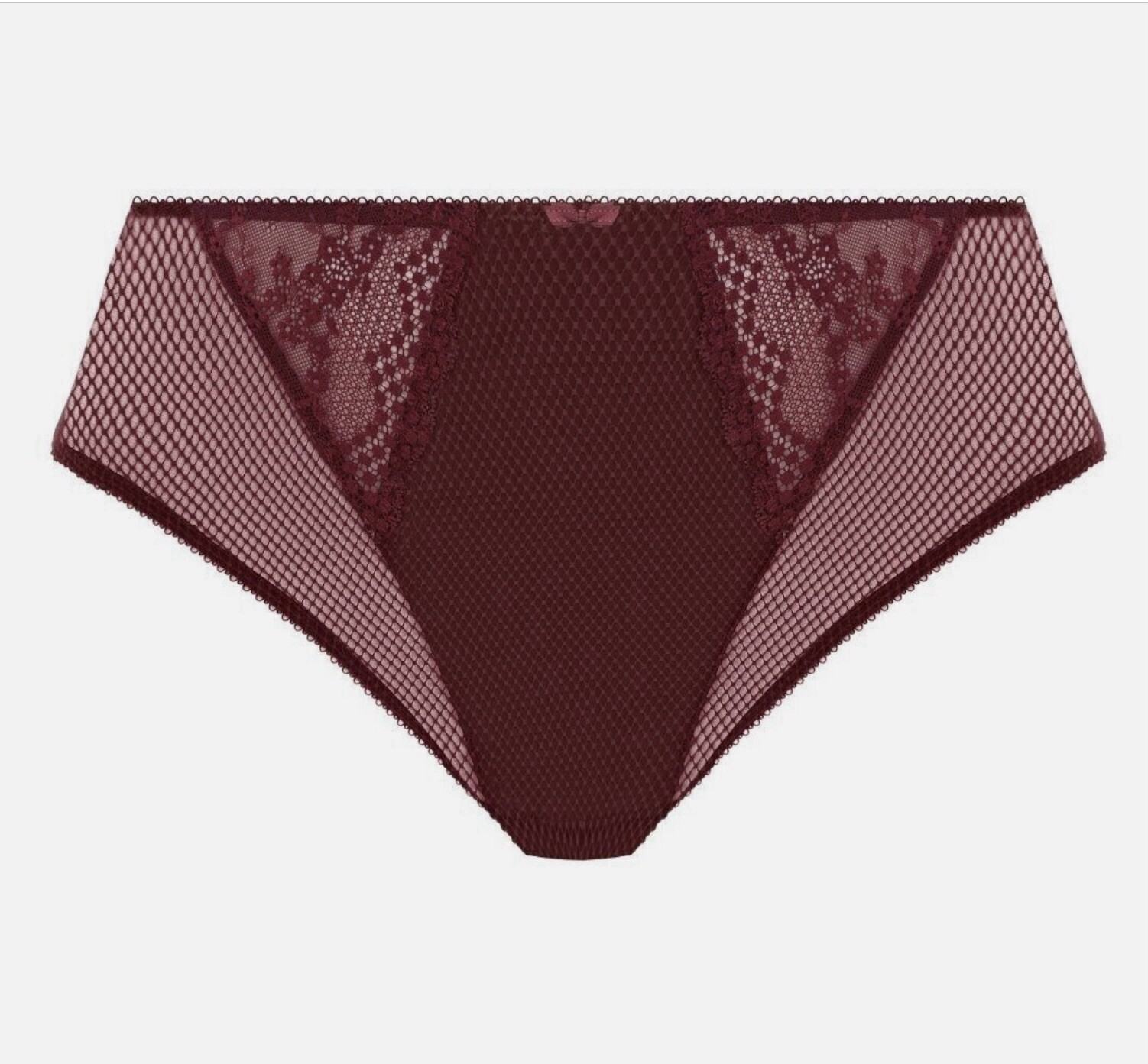 Elomi Charley Aubergine Purple High Leg Brief