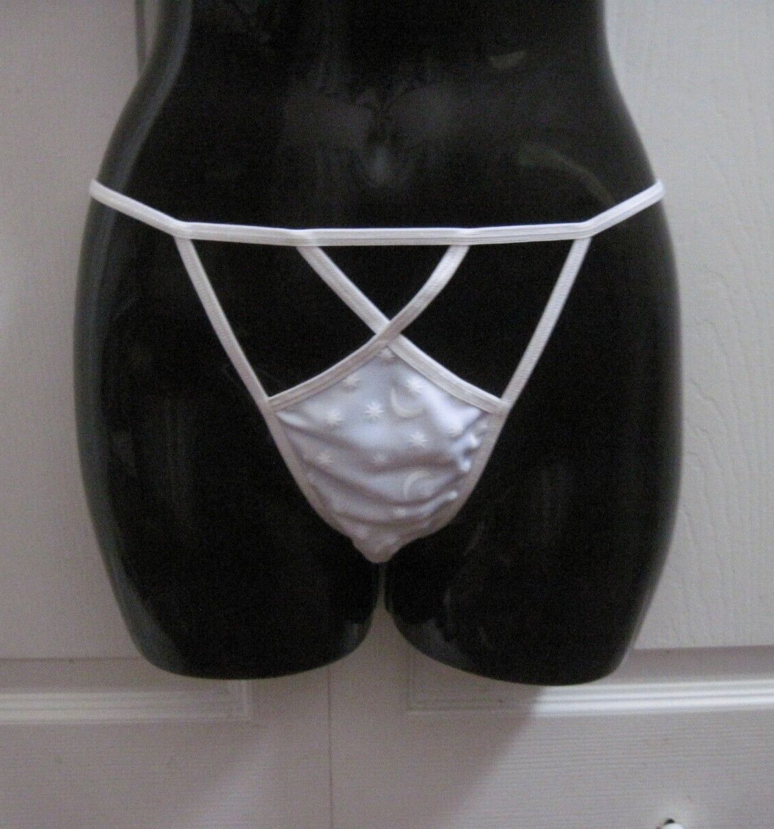 Planet Lingerie Women’s White Strings Thong Panties Sexy Unique Design