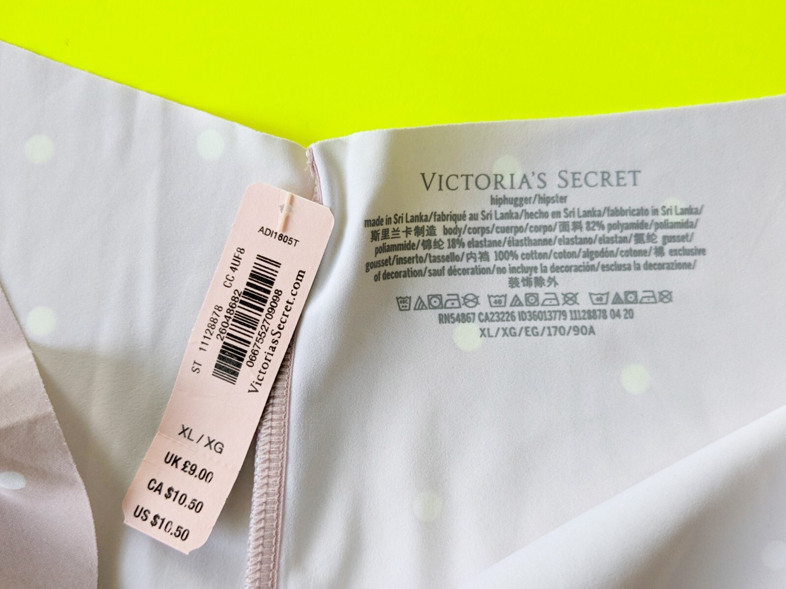 Victoria’s Secret PINK Size XL Seamless Hipster Panty Bundle – Lot of 4