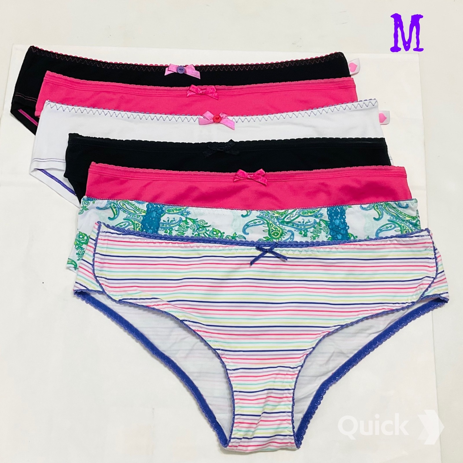 M – New Next Cotton Low-Rise Panties – 7 pcs Bundle