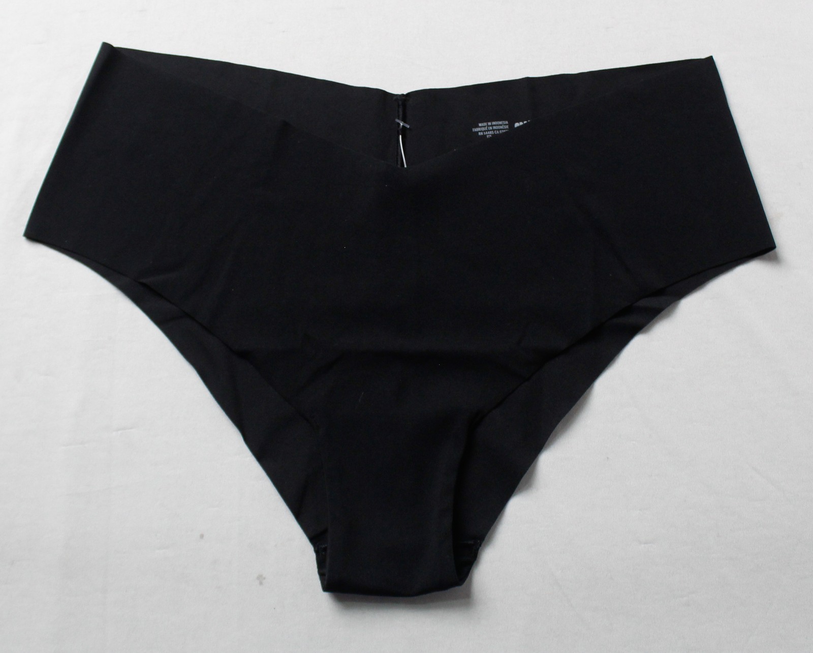 Aerie Women’s Lightweight No Show Cheeky Underwear DH3 Black Large NWT