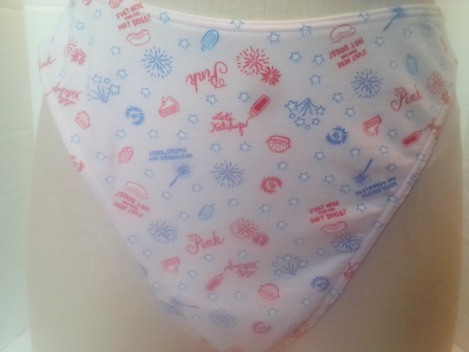 NWT. Victoria’s Secret PINK. Thong/String. Pink. Fireworks Picnic XXL