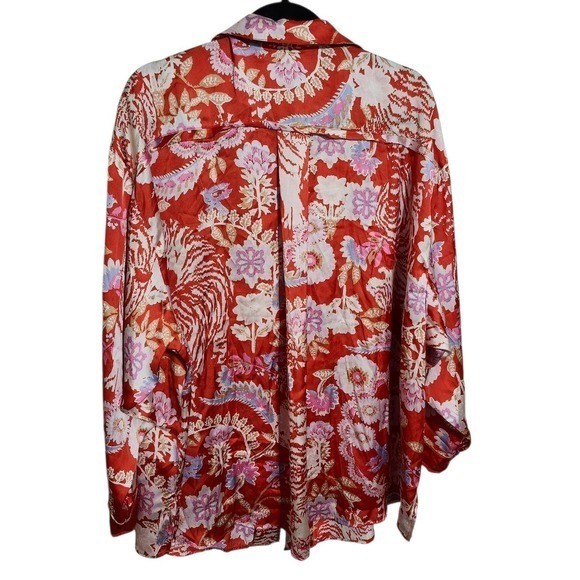 Free People Intimately Free People Dreamy Days Pajama Top Button Up Top XL NWOT