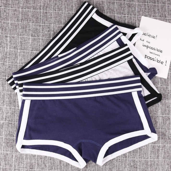 3 Pack Lot Sexy Ladies Womens Boyshorts Panties Underwear Box Shorts Underpants