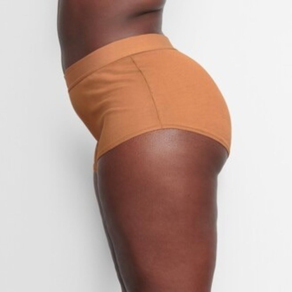 SKIMS Cotton Jersey Boy Shorts Camel 2X
