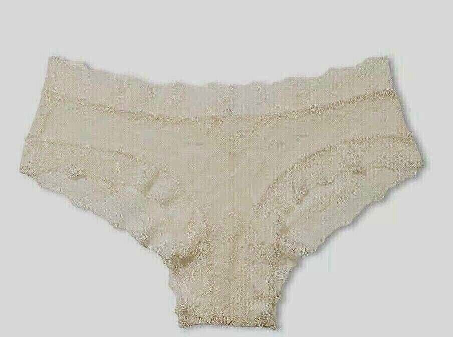 XS S M L XL XXL Coconut White FLORAL LACE THELACIE Victorias Secret CHEEKY Panty