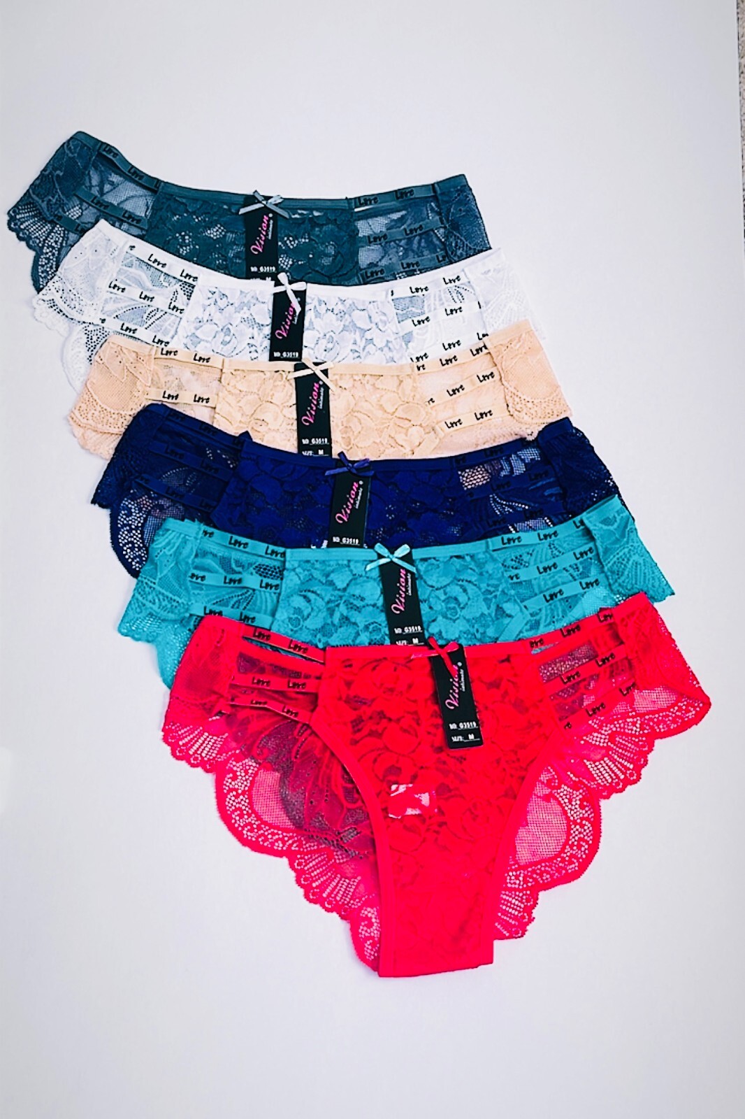 6-12 Bikini cheeky Hipster WOMEN’S Lace UNDERWEAR PANTY Panties Undies 3487 S-XL