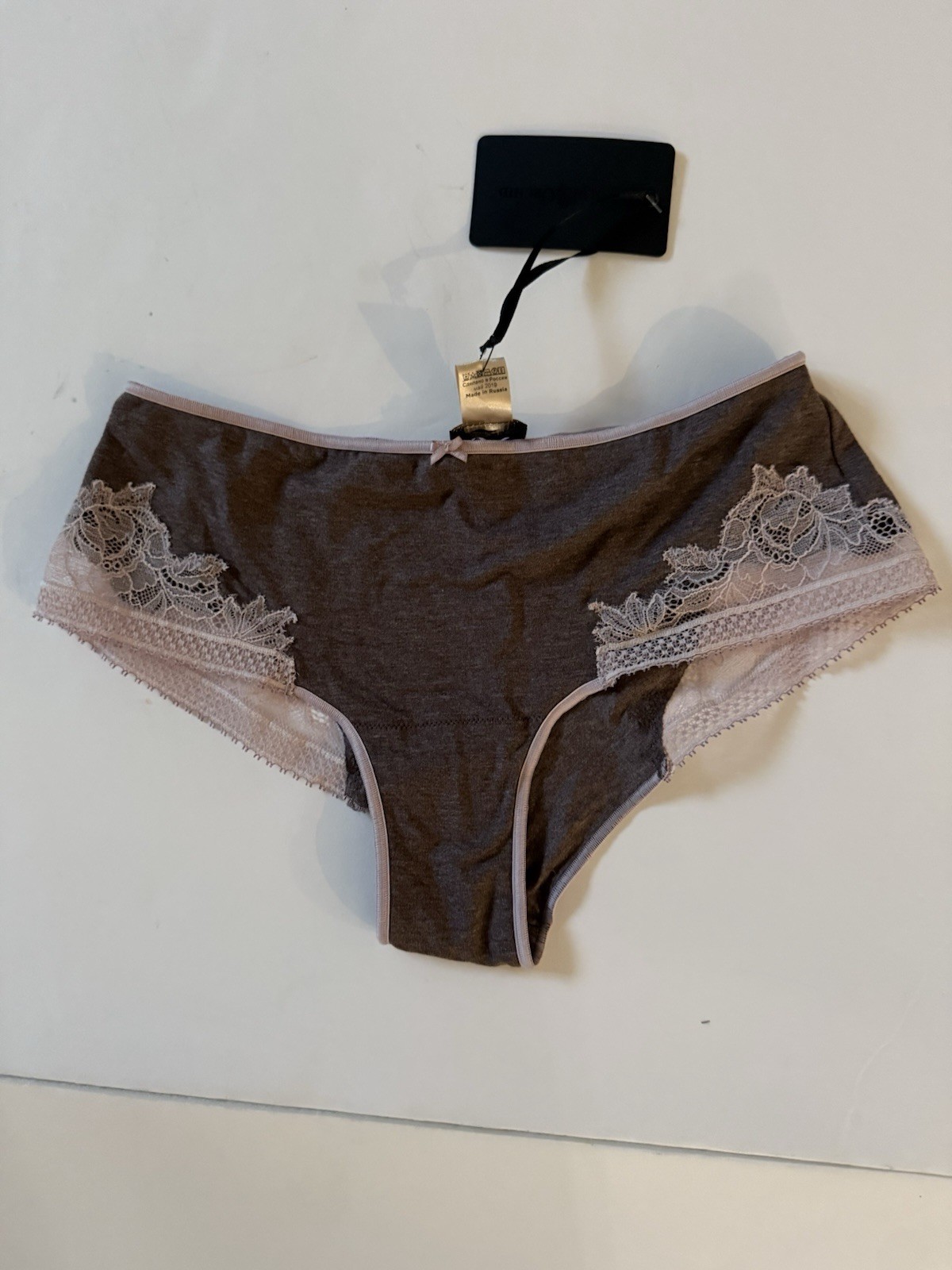 NWT Wild Orchid Brown Laced Panties Size XS Fits S