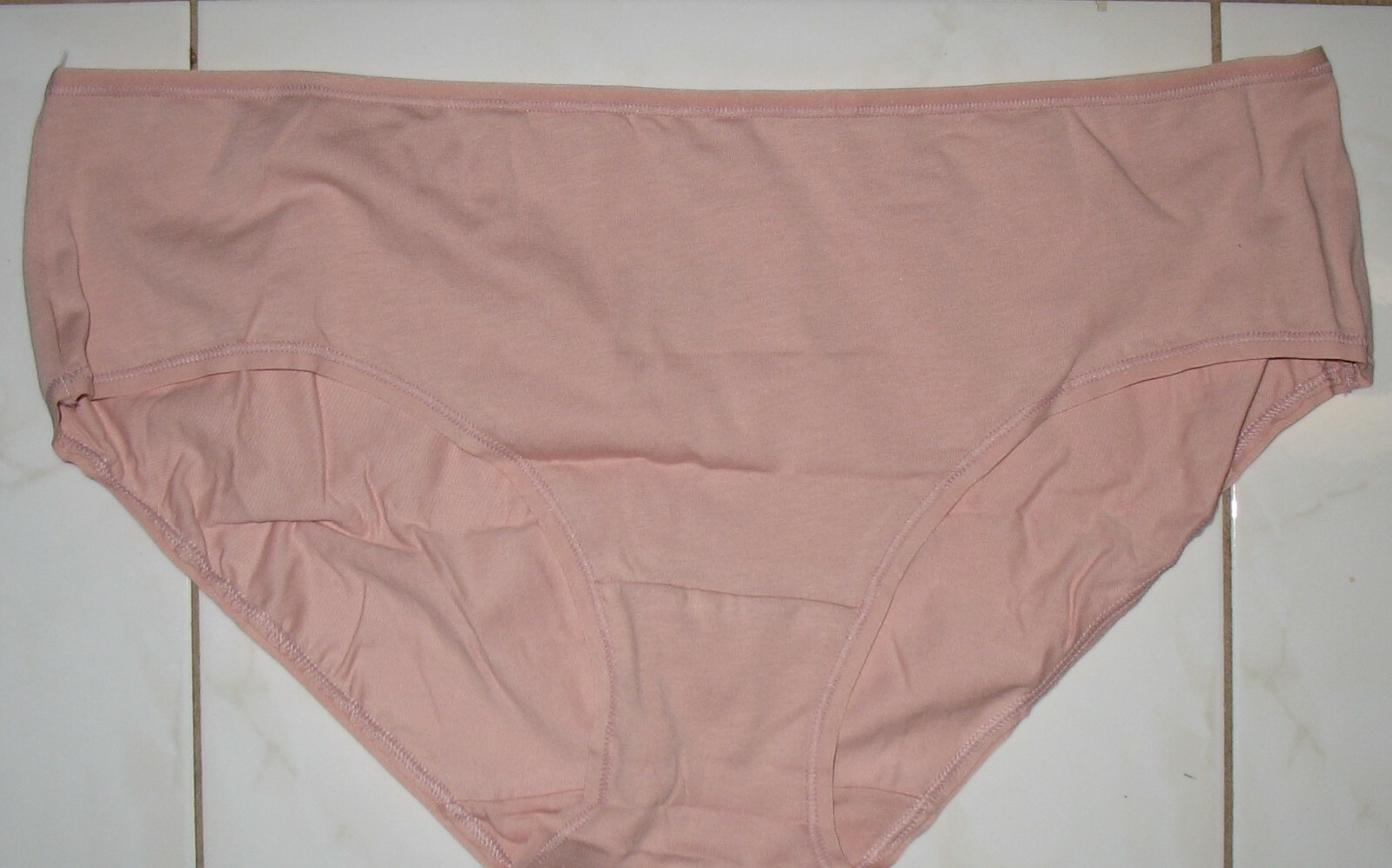 SECRET TREASURES – RN 52469 – NEW – 1X -MAUVE – COTTON STRETCH HIPSTER PANTY