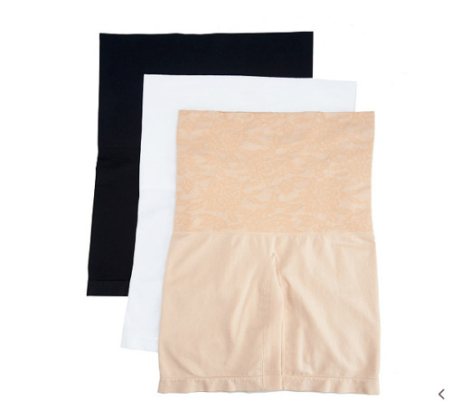 Breezies Seamless Long Leg Control Panties Set of Three Sunbeige Large