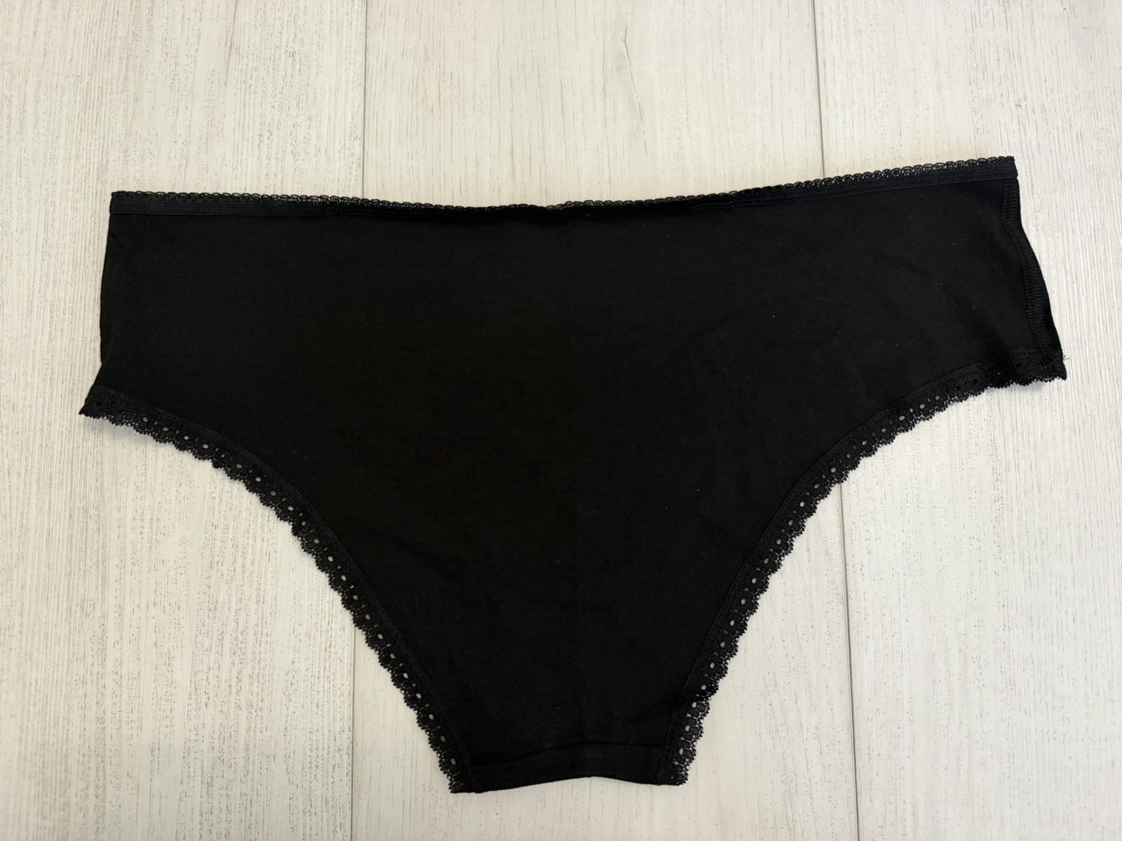 Pact Low-Rise Lace Cheeky Hipster 2 Pack Sz XXL Black