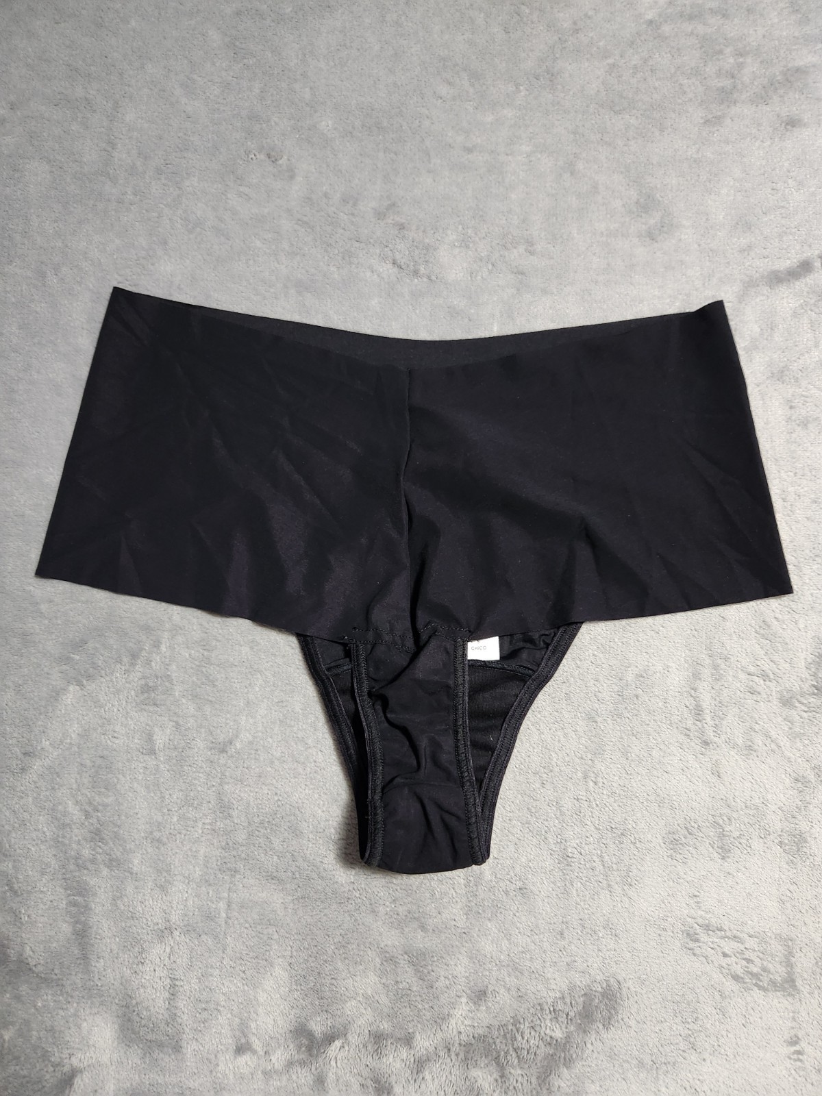 NEW $25 HANKY PANKY BREATHESOFT HIGH WAIST THONG Black Small S NWOT