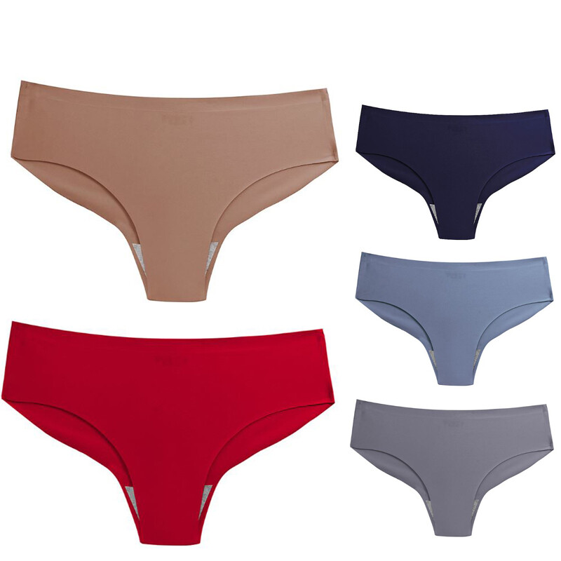 5 Pack Lot Sexy Womens Panties Brief Seamless Bikini Underwear Lingeries Hipster