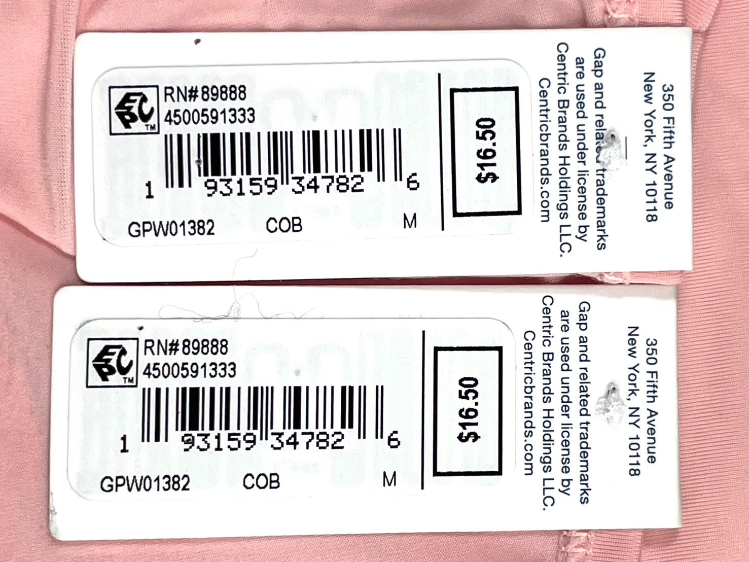 NWT 2-Pack GAP Women’s M Super Stretch Bikini Underwear GPW01382 Pink
