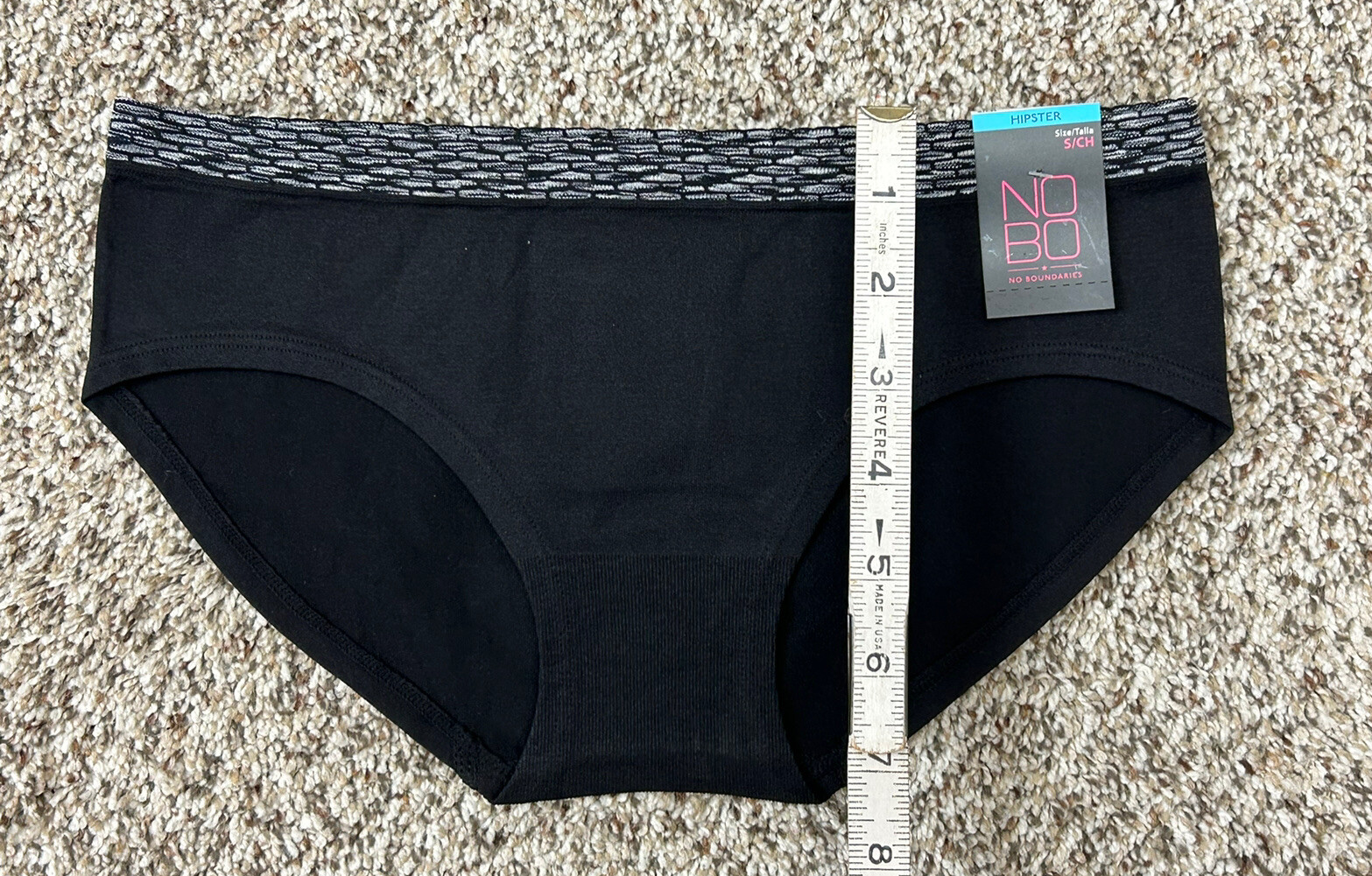 New NOBO No Boundaries Seamless Hipster Panties 3-PACK SMALL (E23)