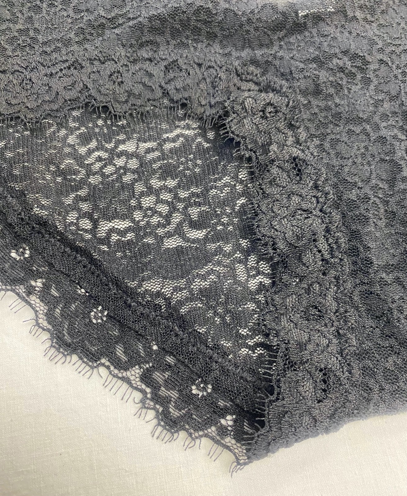 Aerie Eyelash Lace Boybrief Underwear — TRUE BLACK