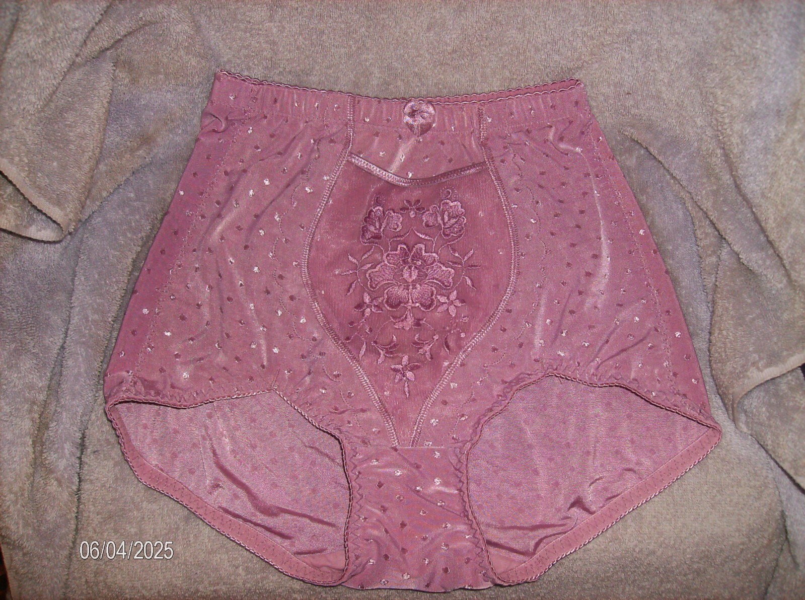 CROWN-ETTE PINK SHAPER PANTIES SZ 30 COTTON CROTCH VINTAGE NEW