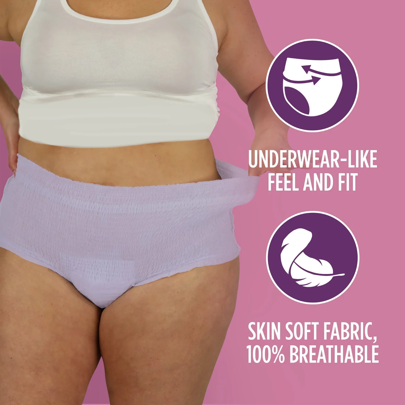 Assurance Women’s Incontinence & Postpartum Underwear, XXL, 19 Count