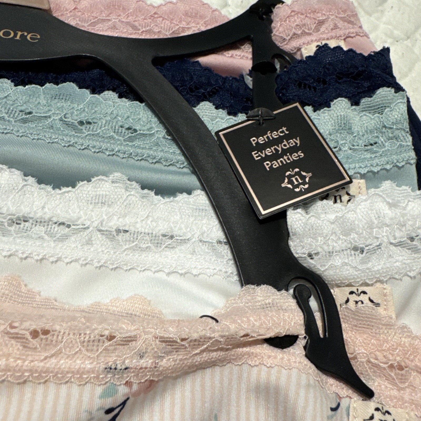 Nanette Lepore 5 Pack Boyshort Lace Panties Set Size Small Underwear Pink