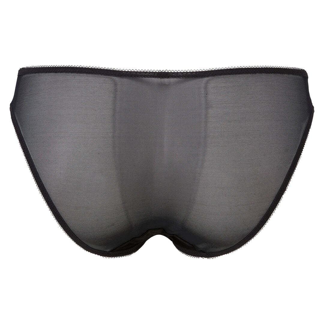 Gossard Glossies Lace Brief Panty Mid Rise New Sheer Mesh Lingerie 13003