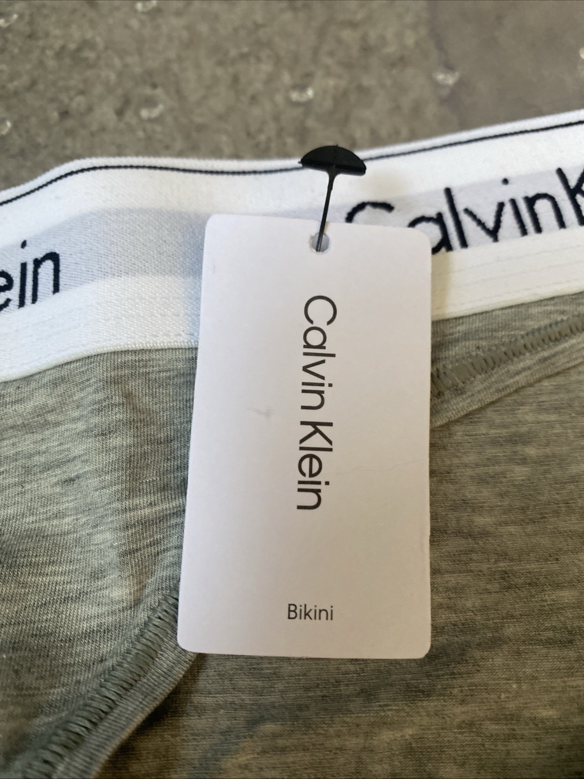 Calvin Klein A7218 Underwear Cotton Bikini Panty Grey Heather Women’s XS New