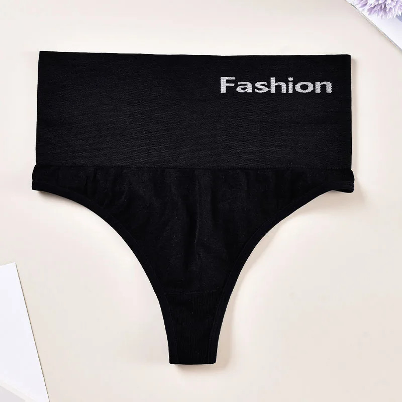 High Waist Thong Panties Women Seamless Open Back Underwear G String Brief