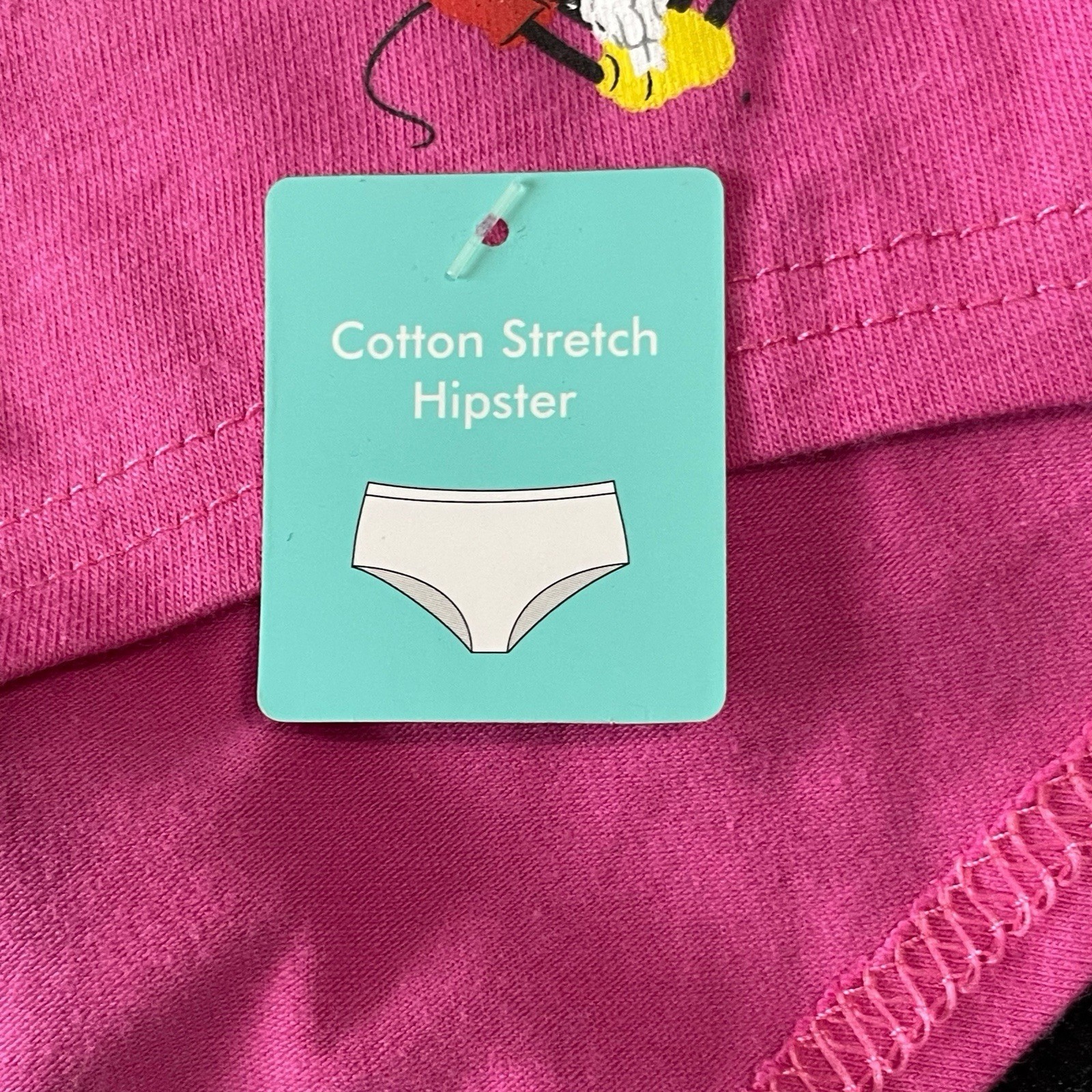 Briefly Stated Disney Womens Cotton Panties Size XL Hipster Stitch 3 Pack Minnie