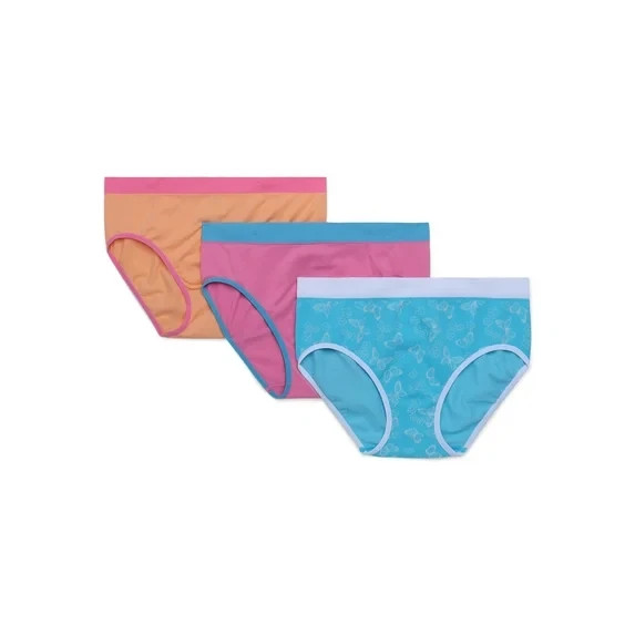 Celebrate! Women’s Seamless Hipster Panties LARGE (12-14) Butterfly Stencil 3 Pk