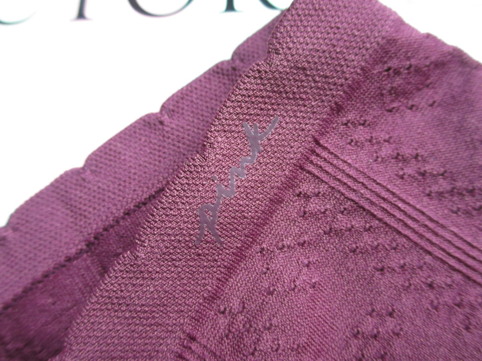 VICTORIA’S SECRET PINK Pointelle Seamless Hiphugger Panty VS Rich Maroon L XL