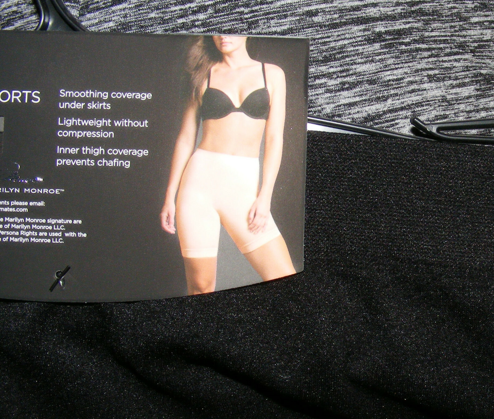 2 Pack Seamless Slip Shorts Lightweight Long Length Smooth MARILYN MONROE # 8792