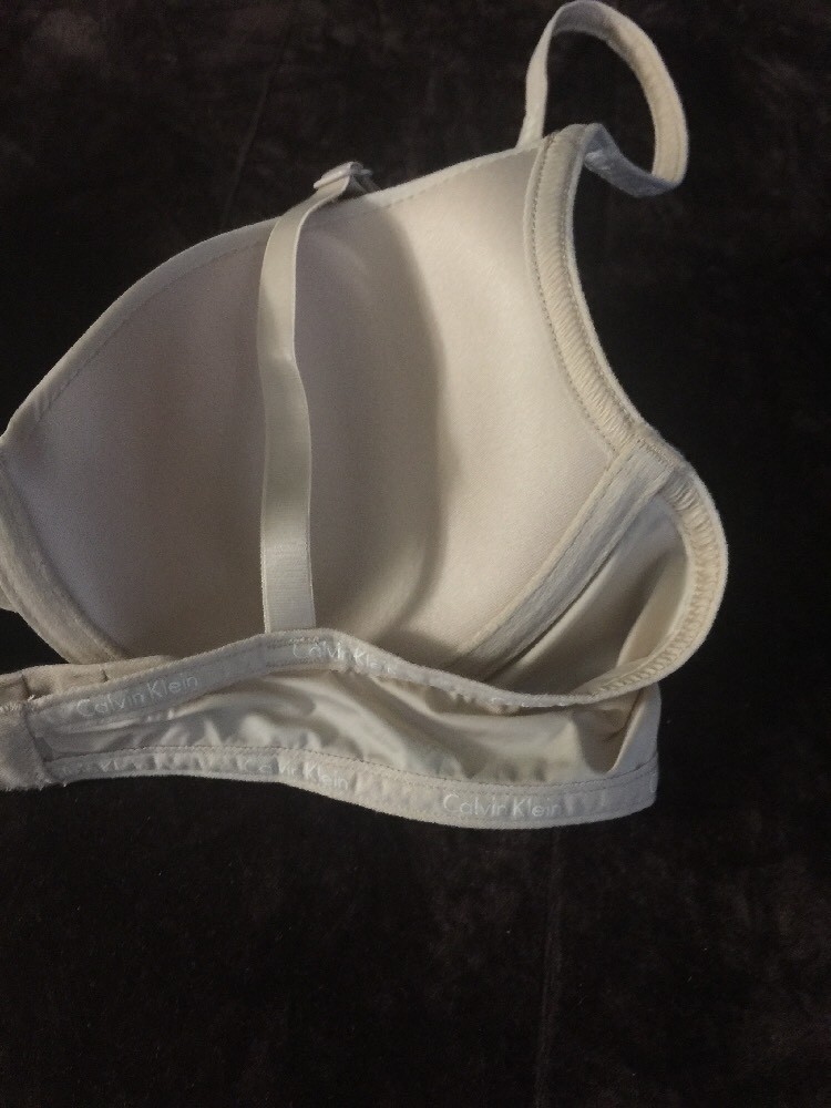 NWT Calvin Klein Womens DEMI UNDERWIRE SAND DUNE BEIGE Sz 34A $38