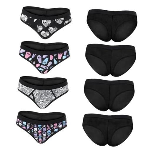 Women’s Ladies Soft Mesh Underwear Comfortable Hipster 4X-Large Multicolor