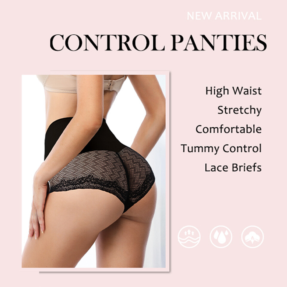 Fajas Reductoras Abdomen Underwear Tummy Control Girdle Panty Lace Shaping Thong