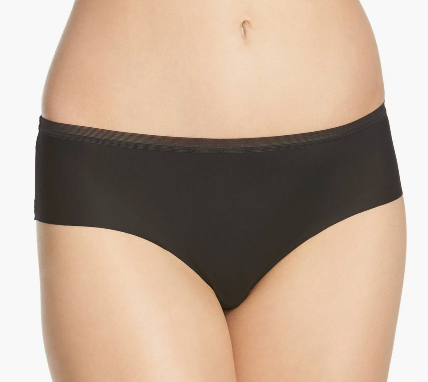 OnGossamer L69836 Women’s Black Beautifully Basic Clean Cut Hipster Panty Size S