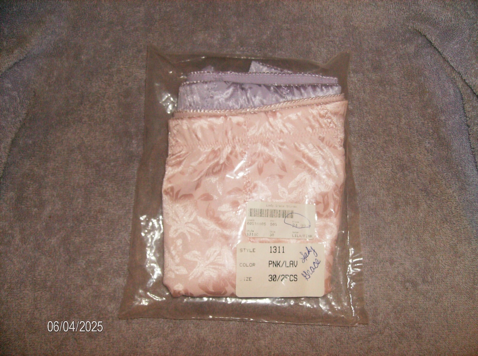 CROWN-ETTE PINK SHAPER PANTIES SZ 30 COTTON CROTCH VINTAGE NEW
