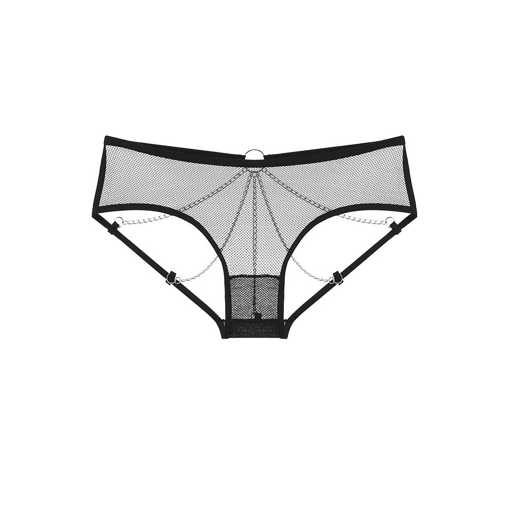 Sexy Women Lace Crotchles Thong G-string Chain Panties Lingerie Underwear T-back